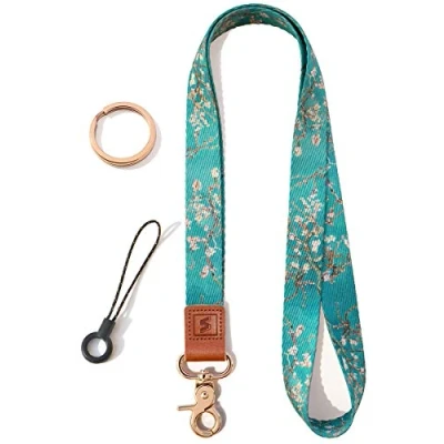 Image of SENLLY Neck Lanyard Strap for Keys, Original Pattern Design ID Badge and Keychain Holder