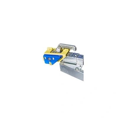 Image of MOTTEZ A073B CADENAS CARENE Trailer Lock with Padlock &#039;Fairing&#039;, Silver