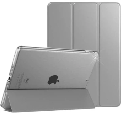 Image of For Apple iPad Pro 9.7 (2016) Generation Case Cover Magnetic Smart Stand Auto Wake/Sleep Fit To Model No. A1673 / A1674 A1675 (Grey)