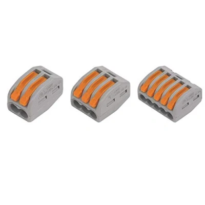 Image of WAGO 222 412 x35, 413 x25, 415 x15 of Each Electrical Connectors Conductor Wire Clamp Terminal Block