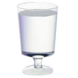 Image of Disposable Wine Tumblers 6.3oz / 180ml Pack of 10 Polystyrene Glasses, Glasses