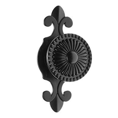 Image of MUXSAM 10Pcs Pulls Handles Knobs for Drawer Door Kitchen,Cabinet Furniture Wardrobe Round Antique Black