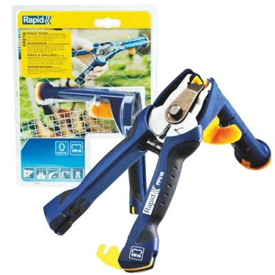 Image of Rapid FP216 Fence Pliers for VR16 Hogrings with High Capacity Magazine, Ergonomic Soft Handle, and Easy Storage Features (23467900)