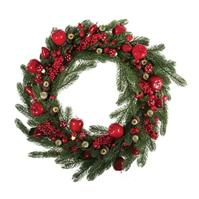 Image of Trimits Make Your Own Wreath Kit, Winter Berry, 40cm BW40/BER