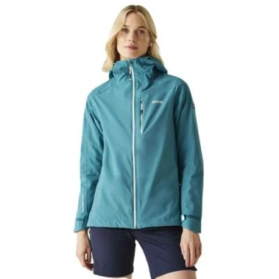 Image of Regatta Women&#039;s Water repellent Birchdale II Waterproof Jacket Exotic Plume Icy Morn, Size: 18