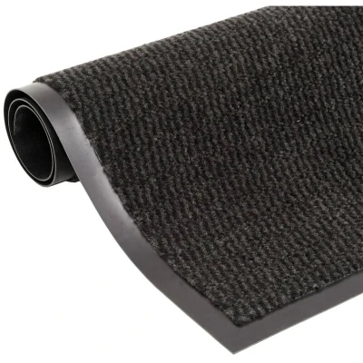 Image of vidaXL Doormat Tufted 60x150 cm Black