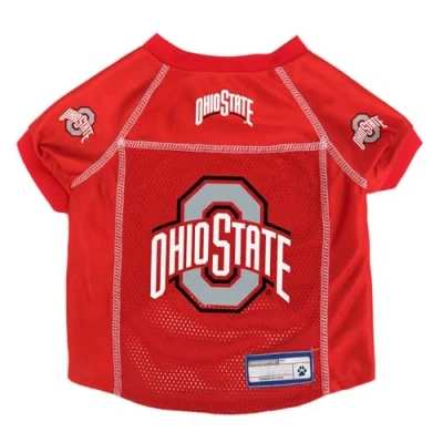 Image of Littlearth Ohio State Buckeyes NCAA Basic Pet Jersey