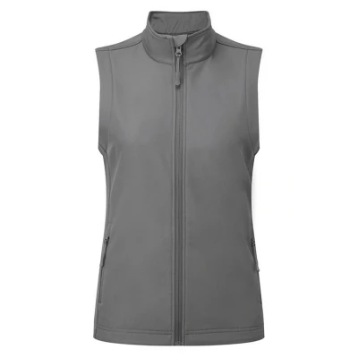 Image of Premier Womens/Ladies Windchecker Recycled Printable Gilet (Dark Grey) Size X Large