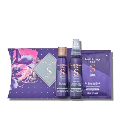 Image of Sanctuary Spa Wellness Pillow Pack, Vegan, Gift For Women, Birthday Gift, Self Care Womens Sets