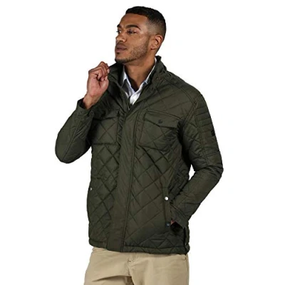Image of Regatta Men&#039;s Lleyton&#039; Water Repellent Fully Lined Insulated Baffled/Quilted Jackets, XXL