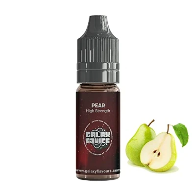 Image of Pear High Strength Flavouring 230+ Flavours Galaxy Food 10ml Bottle