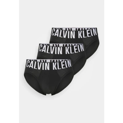 Image of Calvin Klein Men&#039;s Hip BRIEF 3PK Briefs, BLACK, XL