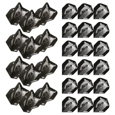 Image of WINMAU Rock Legends Dart Flights 10 Sets Per Pack (Total 30 Flights) Available in Varying Designs (Motorhead, Lemmy)