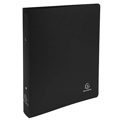 Image of Exacompta ref. 54280E 1 semi rigid OPAK binder 2 round rings diameter 30 mm Spine 40 External dimensions: 32 x 26.8 cm Format to file A4 Maxi 5 random colors