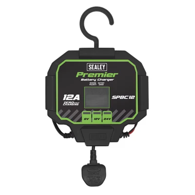 Image of Sealey Premier Battery Maintainer Charger 12A Fully Automatic