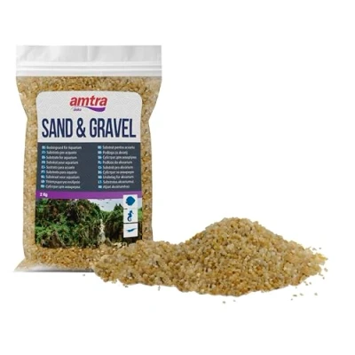 Image of Amtra Croci Gravel Aquarium Ornaments, 2 kg, Rosella