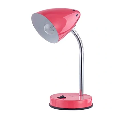 Image of Innoteck Colour Adjustable Desk Lamp, Metal, 40 W, Pink