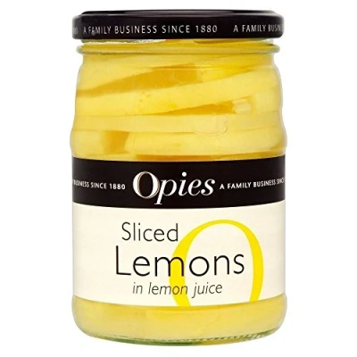 Image of Sliced Lemons in Lemon Juice 350g Pack of 6