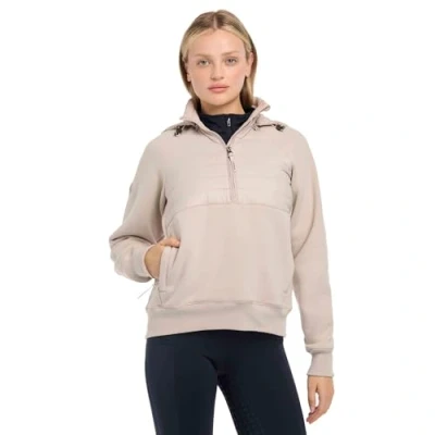 Image of LeMieux Harley Womens Hybrid Hoodie Stone 16