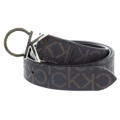 Image of Calvin Klein Women&#039;s Mono Belt, Brown, 34 (Manufacturer size: 75)