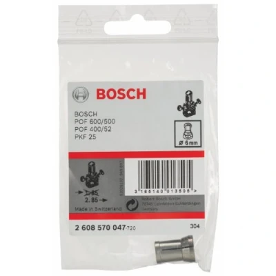 Image of Bosch Collet without Locking Nut (Ø 6mm, Accessories for Routers)