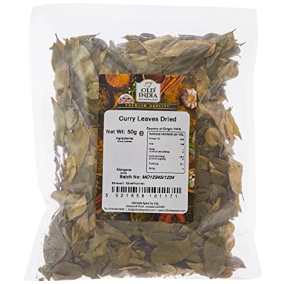 Image of Old India Curry Leaves Dried 50g
