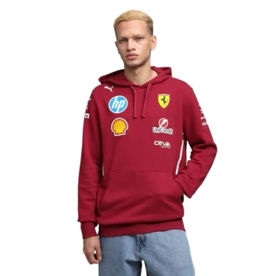 Image of PUMA Scuderia Ferrari F1 2025 Team Hoodie Red Size: S