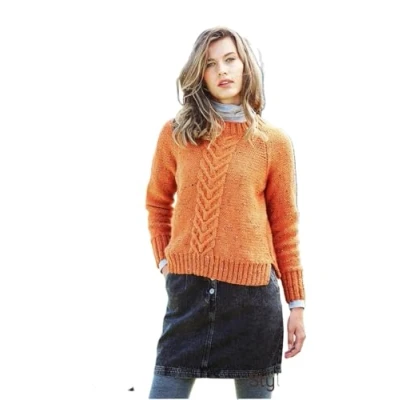 Image of Stylecraft Special Aran with Wool Knitting Pattern 9890 Ladies Sweaters