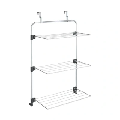 Image of Metaltex Gale Over The Door Laundry Dryer, Grey Epotherm coating, 3.5 x 58 87 cm