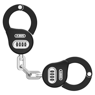 Image of ABUS Chain Claw 10 handcuff lock bicycle for securing bicycles, e scooters and 47 cm long with combination code black