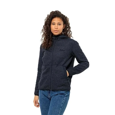 Image of Jack Wolfskin Women&#039;s Fir Track JKT W Fleece Jacket, Night Blue, M