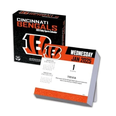 Image of Turner Sports Cincinnati Bengals 2025 Box Calendar (25998053034)