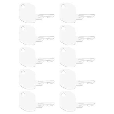 Image of Be In Your Mind 10Pcs Metal Ignition Keys 92274 Compatible with Thwaites JCB Benford Terex Starter Key