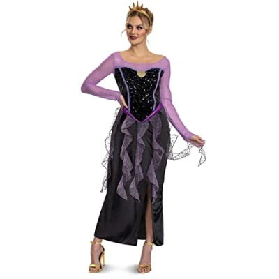 Image of Disguise 129799E EU Ursula Classic Adult (Eu) Fancy Dress Costume, Girls, Multi