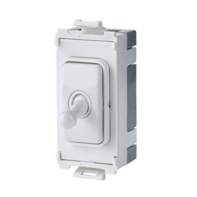 Image of Schneider Electric Ultimate Grid System Toggle 2 Way Switch Module, GUG102TWPW, Painted White Metal with Insert, Pack of 6
