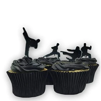 Image of Top That Martial Arts 30 Edible Wafer Paper Cake Toppers