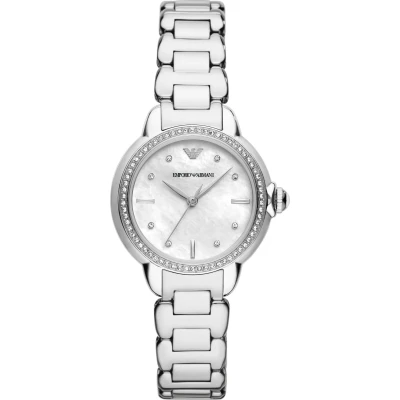 Image of Emporio Armani Women&#039;s Watch Three Hand, Stainless Steel, AR11596