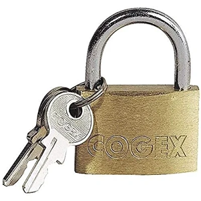 Image of Cogex 80507 Brass Padlock, Gold, 80307