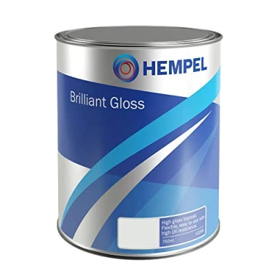 Image of Hempel Brilliant Gloss Pure White 750ml Boat Paint Topcoat