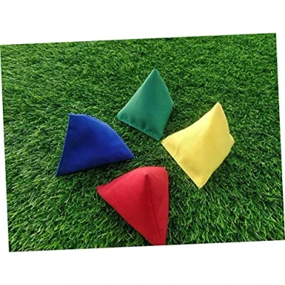 Image of Sports Pyramid Bean Bags Throwing Catching Play PE Garden Games Juggling (Pack Of 12)