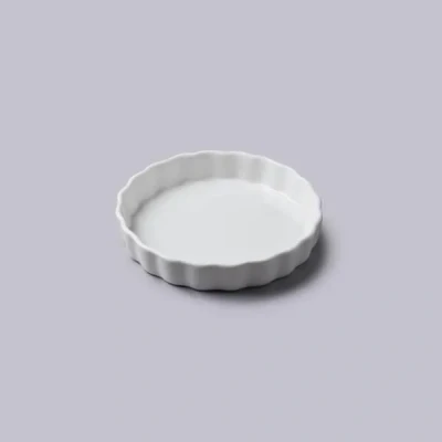 Image of W.M.Bartleet &amp; Sons Round Fluted Flan Dish 13cm