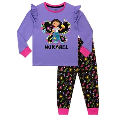 Image of Disney Girls Mirabel Encanto Pyjamas Purple 5 6 Years