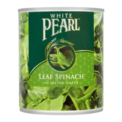 Image of White Pearl Leaf Spinach in Salted Water Pack of 12 x 765g