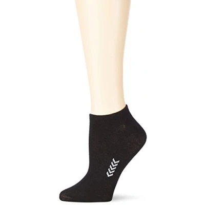 Image of Hummel Unisex Socken ANKLE Socks SMU, black / white, 10 (36 40) (Manufacturer Size: 40))