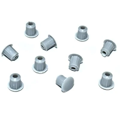 Image of M5 (5mm) DRILL HOLE COVER CAPS BLANKING FURNITURE KITCHEN CABINET SHELF (Light Grey, 50)