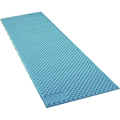 Image of Therm a Rest Z Lite Sol Camping and Backpacking Sleeping Pad, Blue/Silver, Small 20 x 51 Inches