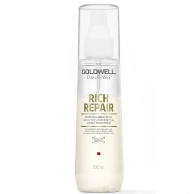 Image of Goldwell Dualsenses Rich Repair Restoring Serum Spray, for Dry to Damaged Hair, 150ml