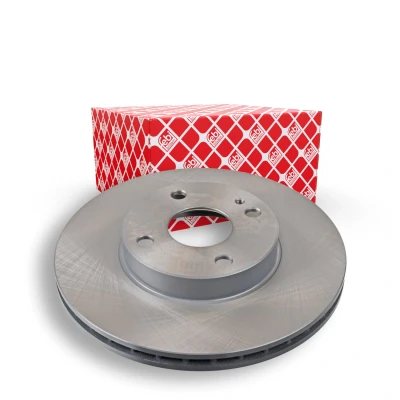 Image of N0263325X, N0263325XA, N0263325XB, N0263325XC, NA753325X Brake disc FEBI BILSTEIN 108607 Front Axle 255mm 19,8mm 4 Hole 100mm internally vented Coated