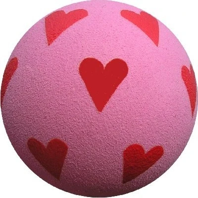 Image of Pink Love Heart Ball &amp; Red Hearts Car Aerial Antenna Topper (one P&amp;P charge no matter how many items you buy from Aerialballs.)