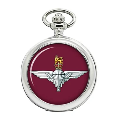 Image of Giftshop UK Parachute Regiment, British Army Full Hunter Pocket Watch